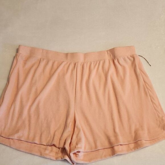 A New Day Women's Peach Terry Cloth Pull In Shorts in Size 3X - Picture 1 of 8